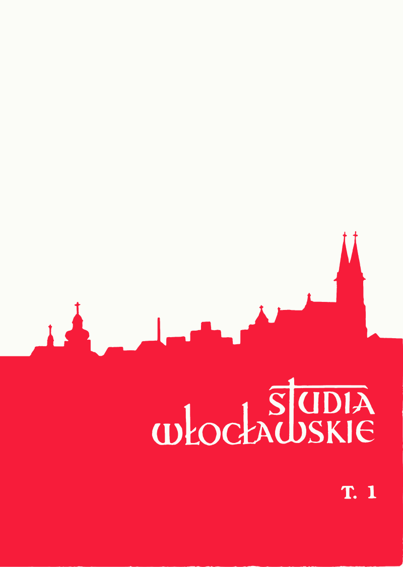 Okładka wydania 1(1998) czasopisma „Studia Włocławskie”